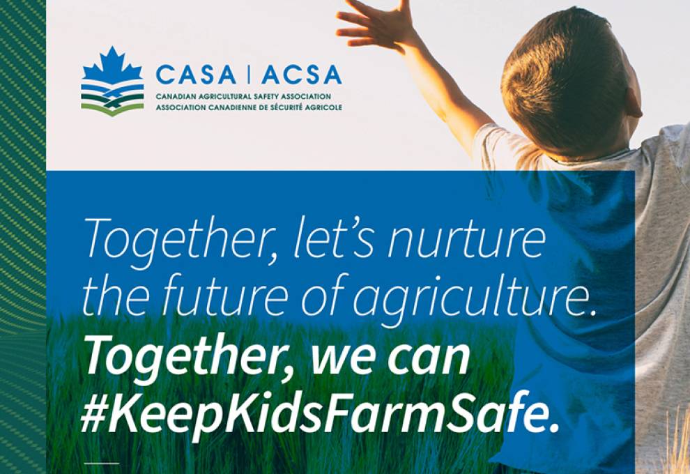 The Canadian Agricultural Safety Association is launching a new national Kids FarmSafe Week